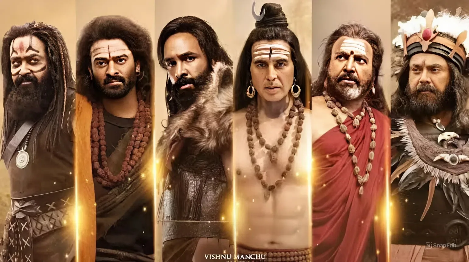 Kannappa - Akshay Kumar, Vishnu Manchu, Prabhas